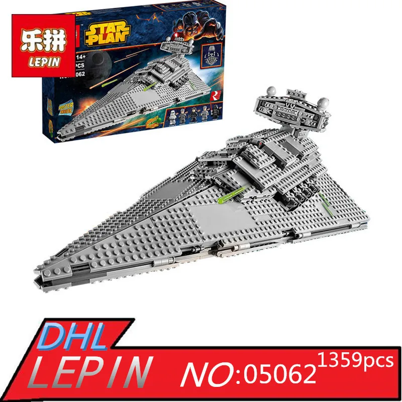 

Imperial Star Destroyer Set Building Blocks LEPIN 05062 1359pcs Genuine Star Wars Series 75055 Bricks Educational Children Toys