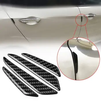 

4pcs Real Carbon Fiber Car Door Anti-collision Strip Trim For BMW F10 F15 F16 F25 F26 F30 F34 F35 F48 F47 G30 G38 For Land Rover