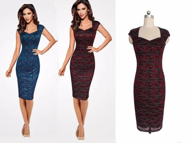 New Las Fashion Beautiful Fl Pattern Slim Fit Skinny Lace New Las Fashion Beautiful Fl Pattern Slim Fit Skinny Lace Dress Pencil Year