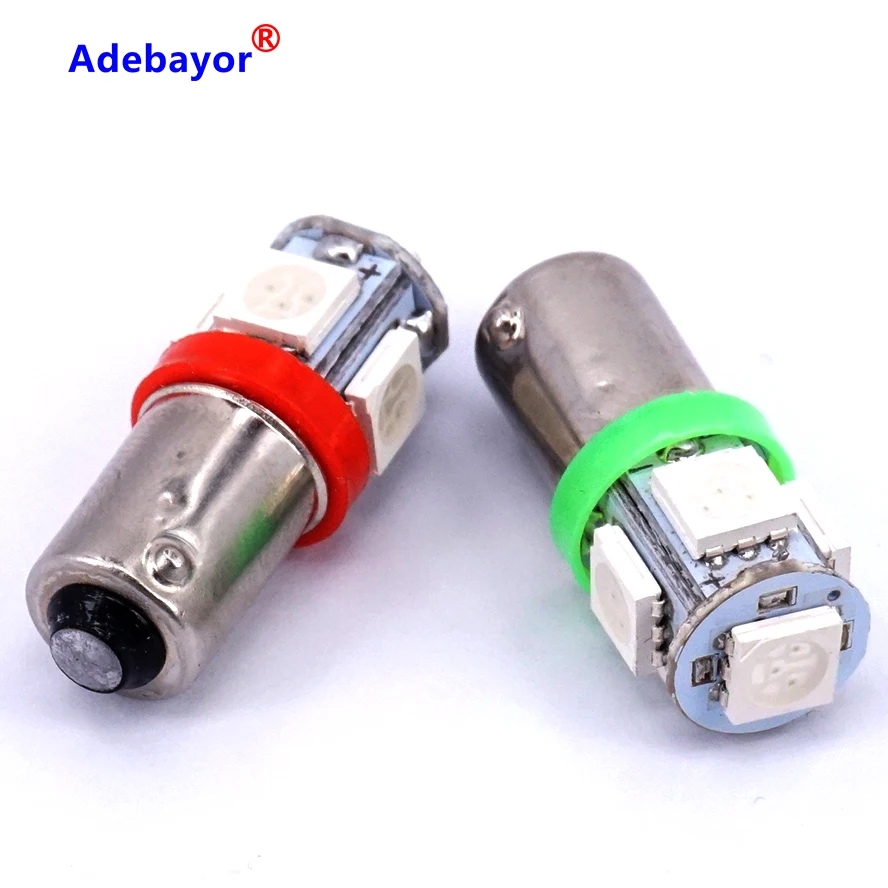 Светодиодсветильник пы 30X T11 BA9S 5 SMD 5050 5SMD T4W 1445 Q65B H6W 182 53 57 автомобильные индикаторы