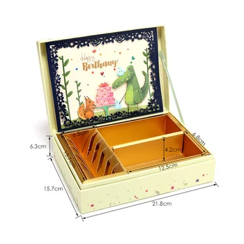 

Free shipping 1pcs three-dimensional creative to send friends as Baby shower birth party favors which is paper candy or gift box