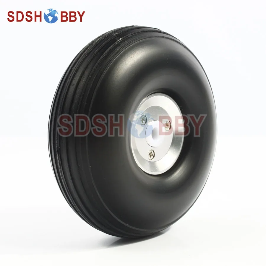 RC Airplane RC Airplane PU wheel with CNC Aluminum Hub 2.75'' (D69.85 x H25 x 4mm)