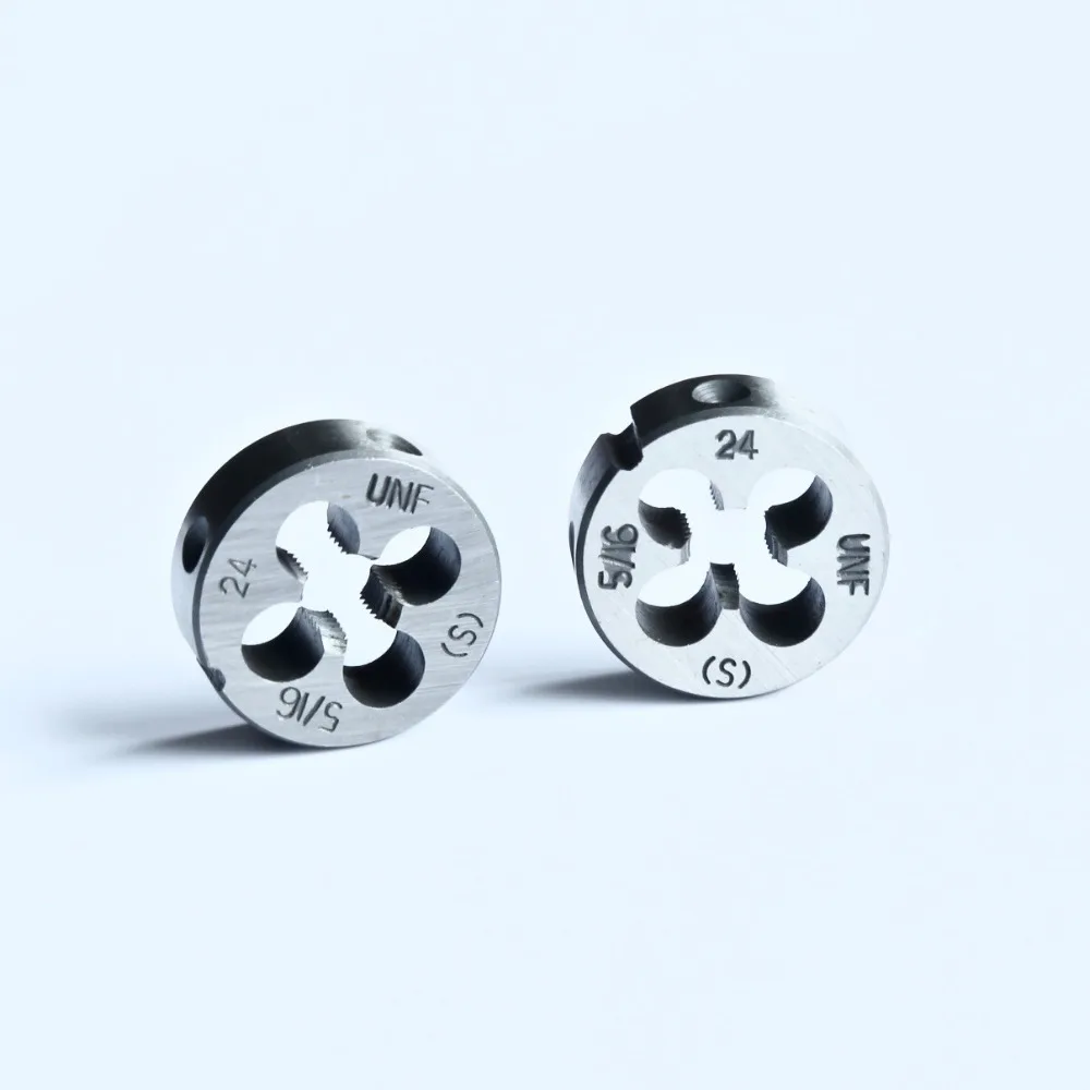 

Free shipping of 2PCS DIY quality UNF 5/16"-24 American standard Die Threading Tools Lathe Model Engineer Thread Maker