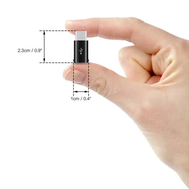 

1pc Type-C Adapter To Micro USB Mini Adapter Converter for Android The Latest USB3.1 Type-C Interface Technology Design Adapter