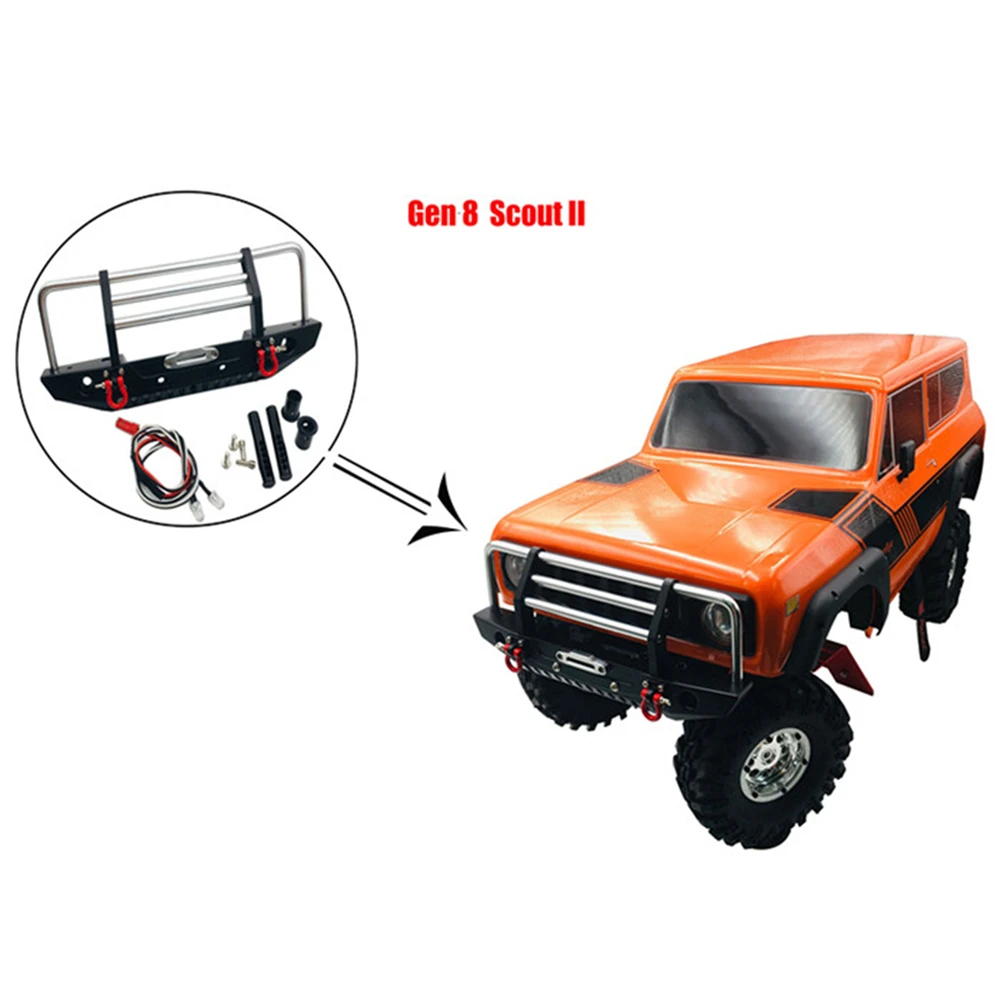 Details about  / RC Metal Front Bumper for 1//10 Redcat Racing GEN8 Scout II