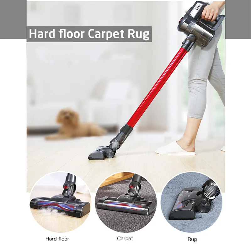 

Dibea C17 Cordless Stick Handheld Vacuum Cleaner Dust Collector Aspirator Docking Station Portable Sweeper Wireless Cleaner