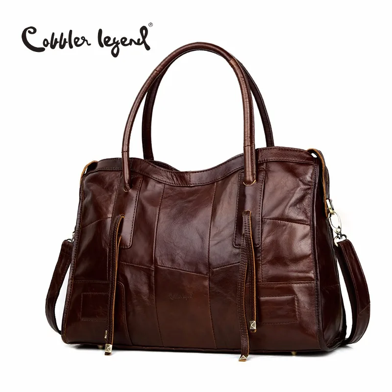 

Cobbler Legend Genuine Leather Bag For Men Or Women Vintage Handbag Real Cowhide Crossbody Bags Unisex Travel Laptop Bag Totes