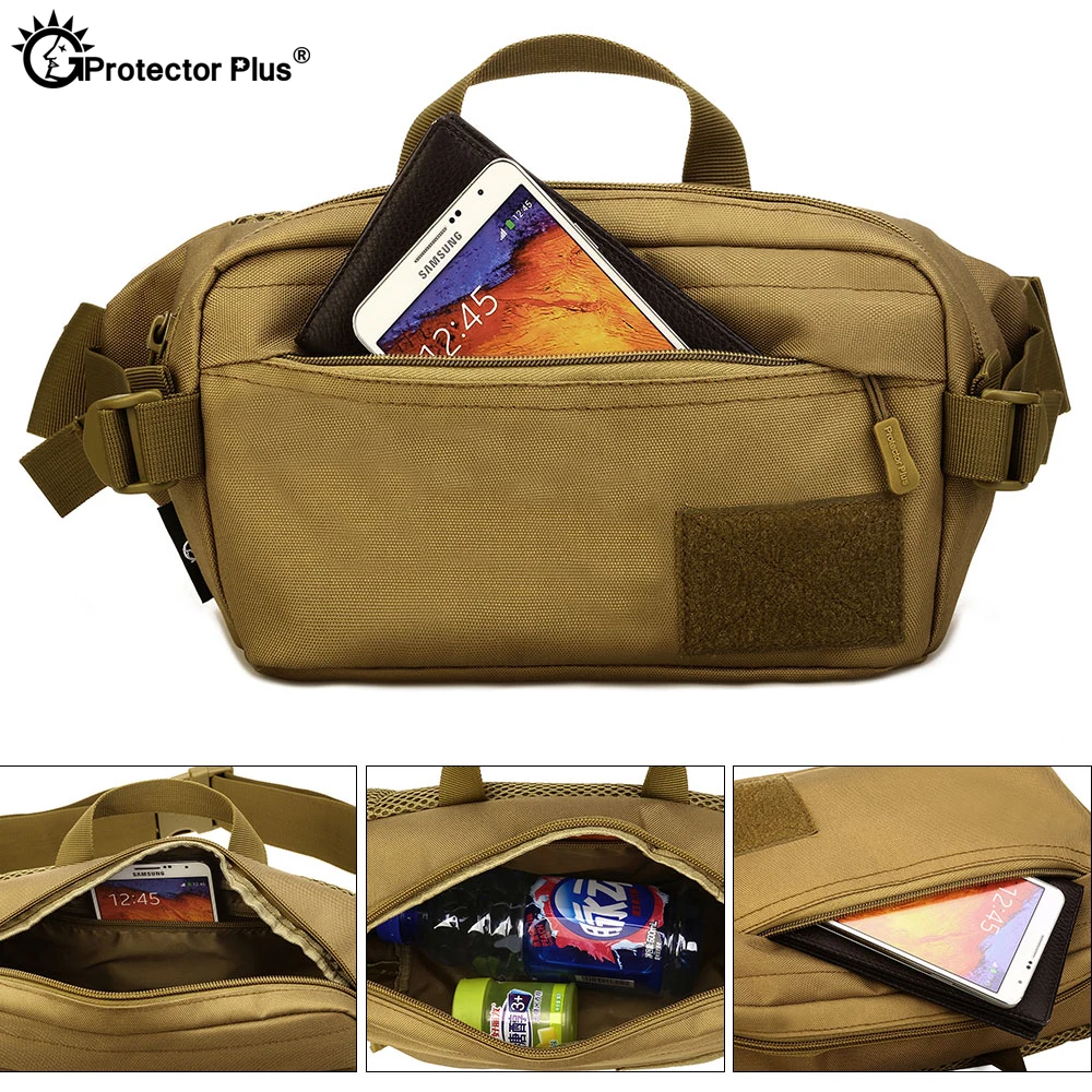 Тактическая поясная сумка PROTECTOR PLUS Спортивная камуфляжная нагрудная Сумочка на