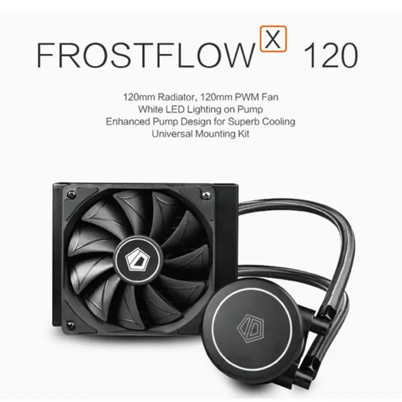 ID-COOLING FROSTFLOW X 120 cpu водяного жидкостного охлаждения радиатора для Intel/AMD большой дизайн воздушного давления