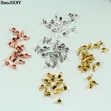 100 pieces SS6.5 SS8.5 SS10 SS12 SS14 SS16 SS22 SS28 SS38 Finais Fechos de Bronze para Conectar a Cadeia de Strass (JM4590)
