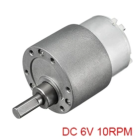 

UXCELL Hot Selling 1PCS Mini DC 6V 10 RPM Gear Box Electric Motor, 2.4kg.cm Loading Torque High-Temperature Resistance for M3