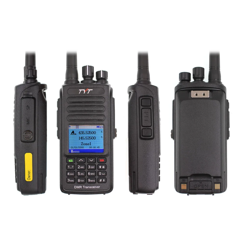 TYT MD UV390 DMR цифровая рация IP67 водонепроницаемый двухдиапазонный УФ трансивер GPS