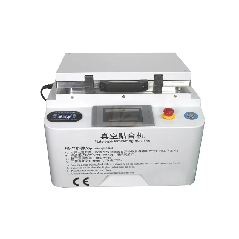 

auto air lock soft-hard airbag type all in one touch screen OCA vacuum laminator LY 888A+ Max 12 inches combined