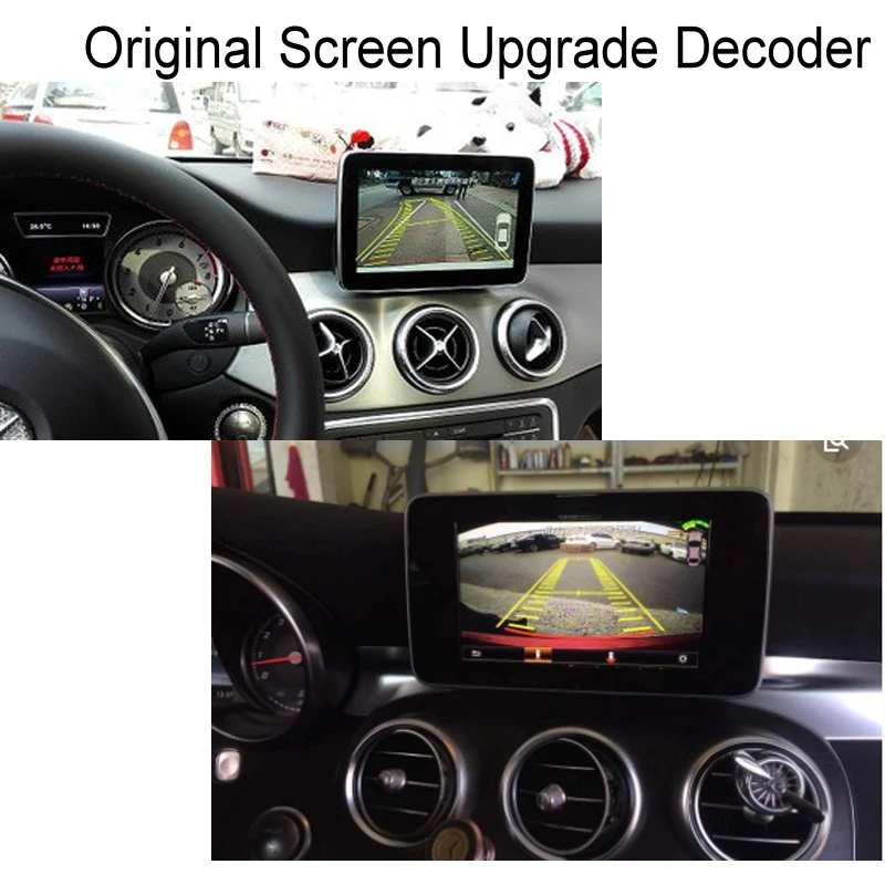 Декодер для камеры Mercedes Benz A W176 W205 2010 ~ 2020 2015 2016 интерфейс адаптируемый экран