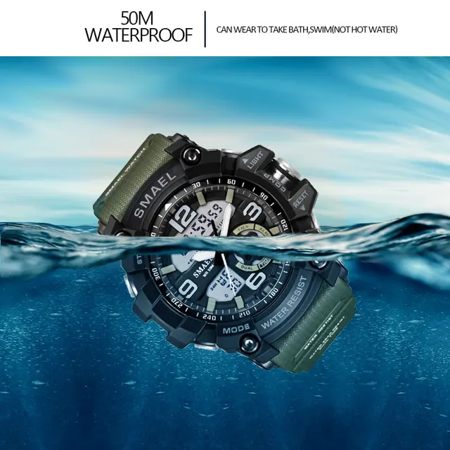 SMAEL Digital Watch Mężczyźni Sport super cool mężczyźni Quartz Sport zegarki luksusowe marki LED Military Zegarek męski xfcs tanie i dobre opinie Quartz Wristwatches Complete Calendar Shock Resistant Rattrapante Stop Watch LED display Auto Date Water Resistant Back Light Chronograph Multiple Time Zone Alarm Perpetual Calendar SMAEL Digital Watch Mężczyźni Sport super cool mężczyźni Quartz Sport zegarki luksusowe marki LED Military Zegarek męski xfcs tanie i dobre opinie Quartz Wristwatches Complete Calendar Shock Resistant Rattrapante Stop Watch LED display Auto Date Water Resistant Back Light Chronograph Multiple Time Zone Alarm Perpetual Calendar