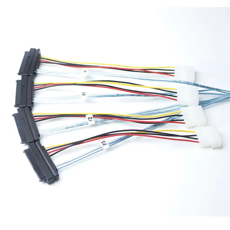 ULT BEST Mini SAS 36Pin (SFF 8087) с внешней резьбой на 4х 29 8482)|host mouse|host mediahost cable |