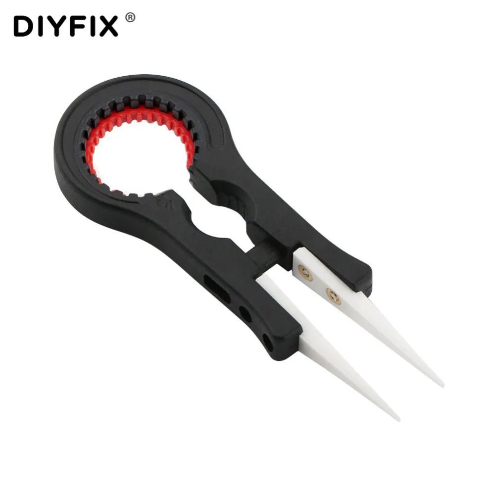 DIYFIX Керамика Пинцет DIY Vape V3 гаечный ключ для электронная сигарета DIY ручной инструмент распылитель rda RBA аксессуары испаритель