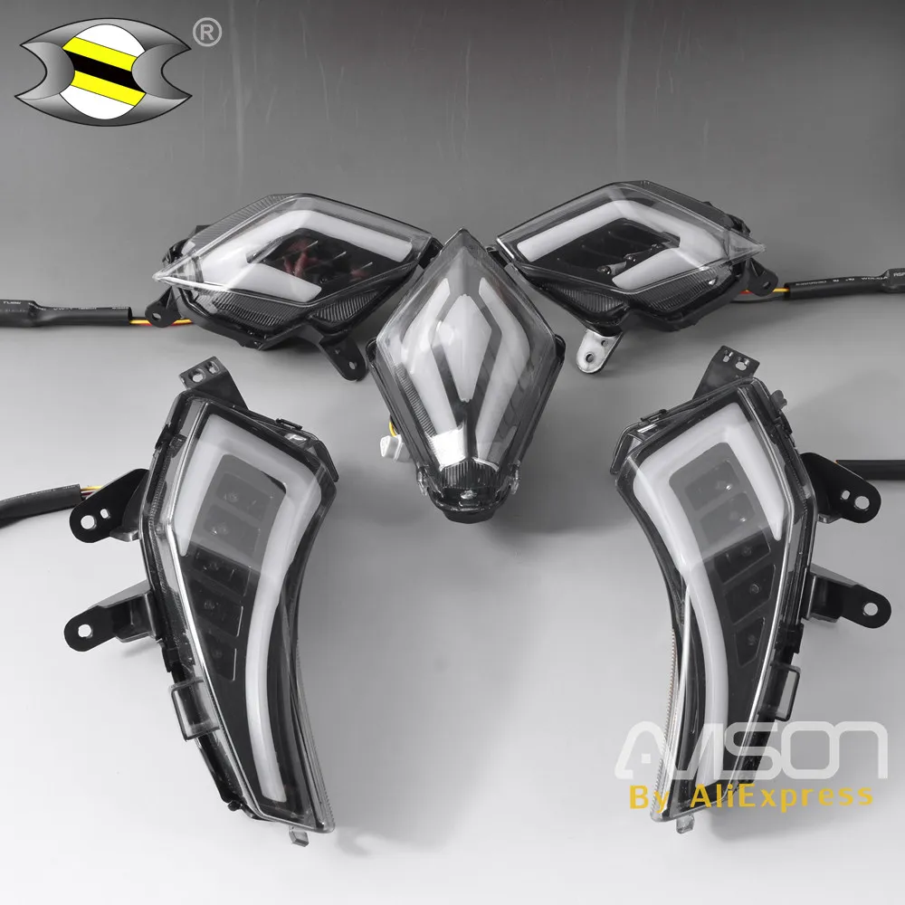 Новинка 5 шт. для YAMAHA Tmax 530 T Max530 TMAX530 2013 2014 2015 2016 задний стоп сигнал светодиодный