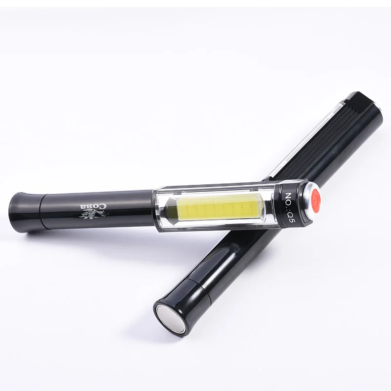 GIJOE cob рабочий светильник светодиодный портативный светильник 3* AAA батареи 3 режима пластиковый чехол водонепроницаемый магнитный предупреждающий светильник