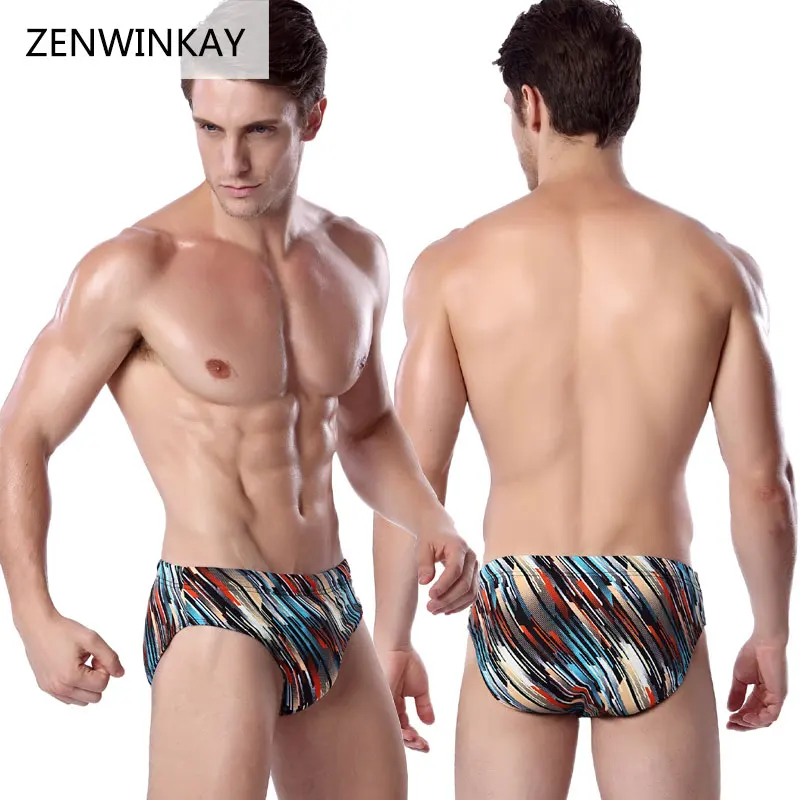 2018 Summer Print Mens Bathing Suit Men Swim Wear Trunk Men's Beach