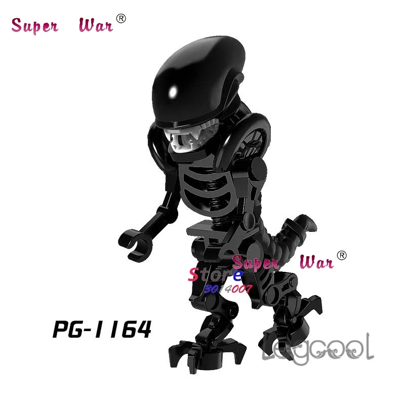

1PCS model building blocks action figures starwars superheroes Alien Movies Serise Christmas hobby diy toys for children gift