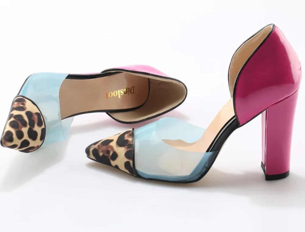 pink and leopard heels