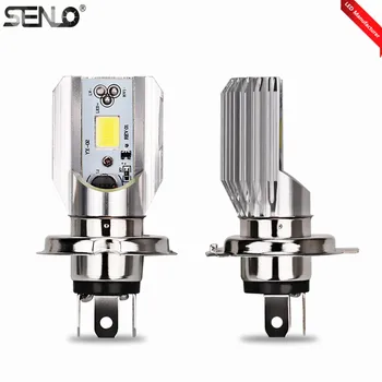

Newest Factory 6000k H4 LED Light Bulb Motorcycle Scooter Wholesale LED Motorcycle Headlight LED Projector Headlight For Motors