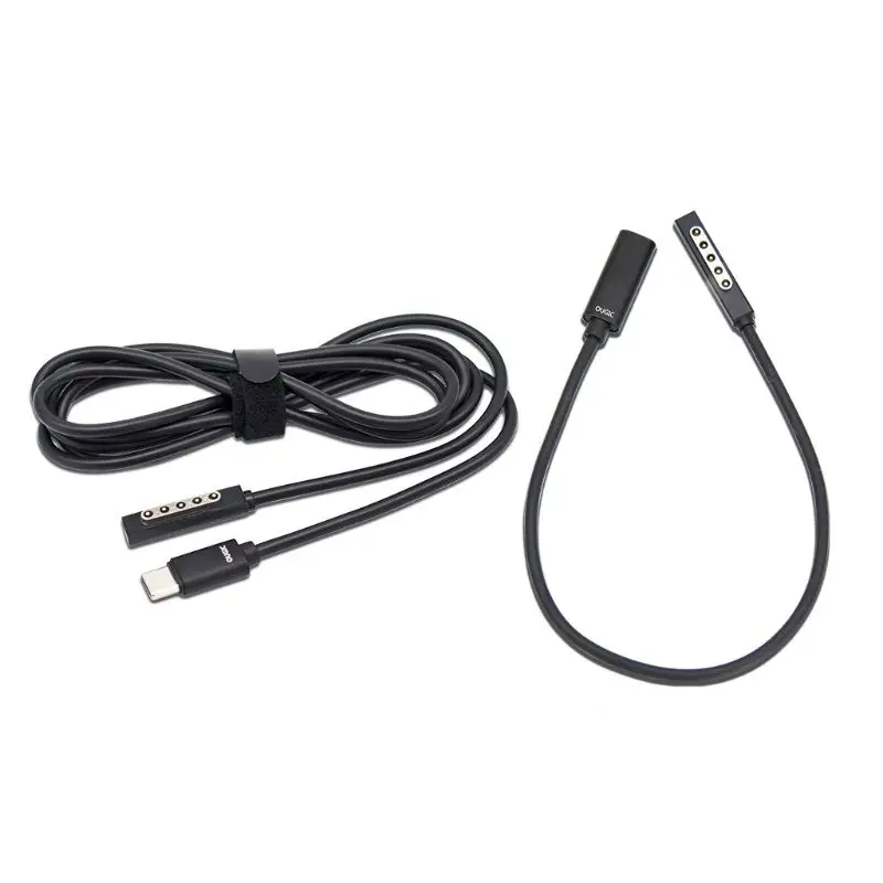 Адаптер питания USB Type C Женский или мужской Зарядный Кабель адаптер шнур для Microsoft