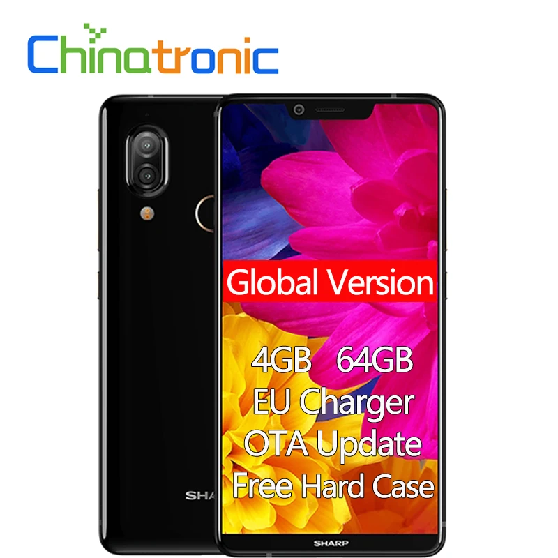 

Sold Out! Global Version SHARP AQUOS S3 SHARP S3 4G FDD LTE 6"2160x1080 Mobile Phone Snapdragon Octa-core Dual Back Camera