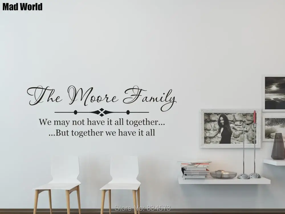 Moore Personalised Home Family Name 56 160w 47 135w 37 106w 2