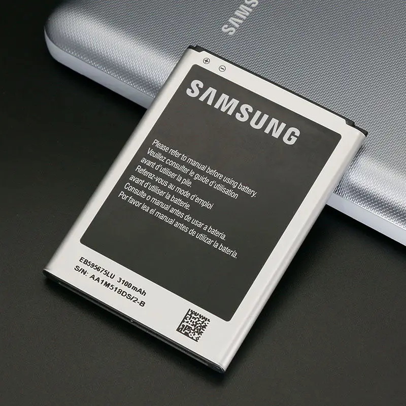 Samsung Батарея для samsung Galaxy Note 2 N7100 N7102 N7105 T889 i605 i317 L900 R950 E250 EB595675LU 3100 мА-ч