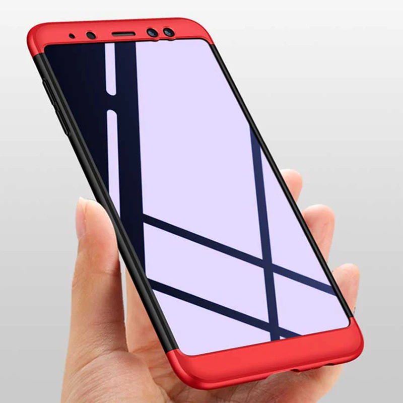 

Cases For Samsung Galaxy A8 2018 A530 Case 360 Full Protection Hard PC Back Cover For Samsung galaxy A8 Plus 2018 A8+ Case