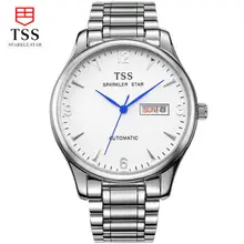TSS relogio masculino Luxury Brand Аналоговый спорт Наручные Часы Отображения Даты мужская Механические Часы Бизнес-Часы Мужские Часы T8019