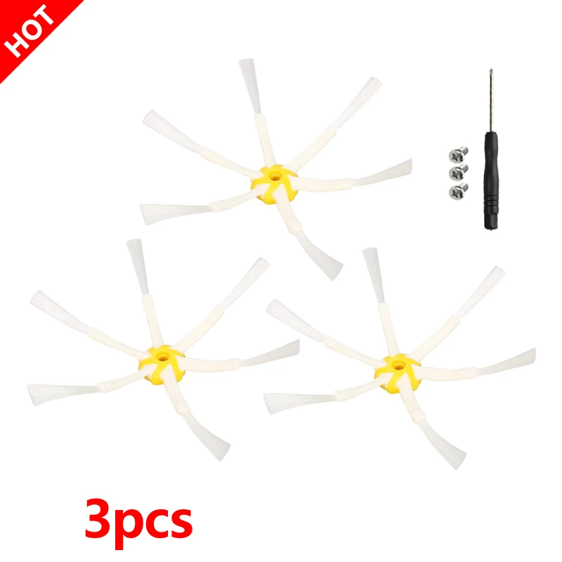 

Brush 6-arme dside brush for iRobot Roomba 500 600 700 Series 530 550 560 610 620 630 650 625 760 770 780 Vacuum Cleaners Parts