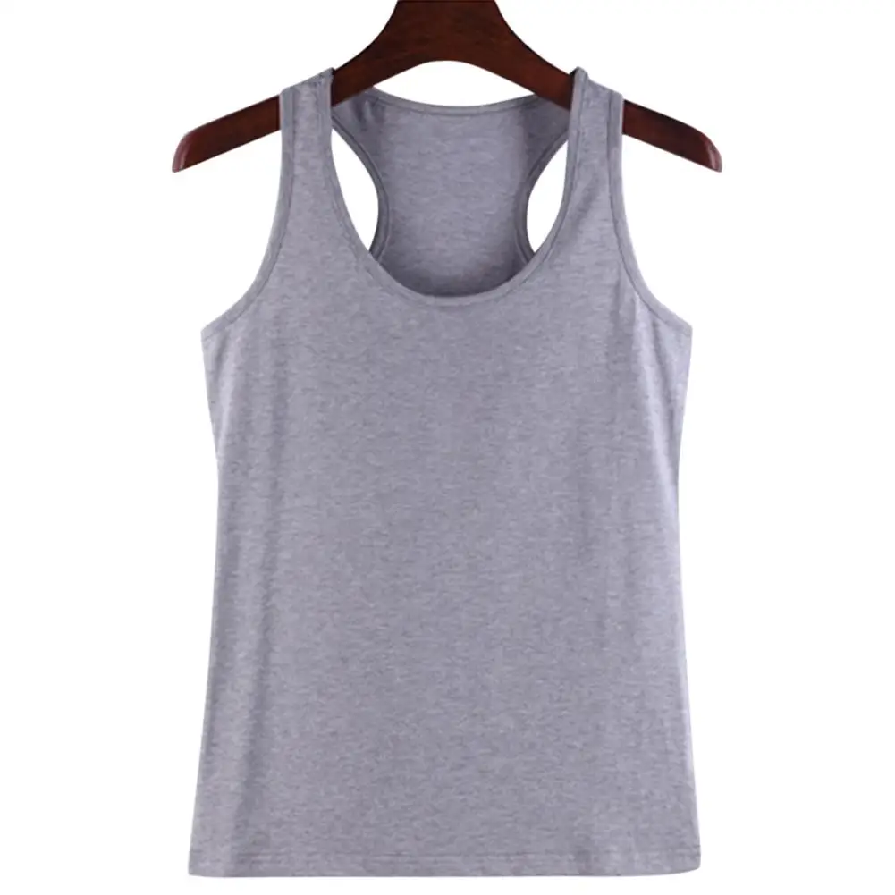 

2019 New Yfashion Women Soft Cotton Wideband Knitted Sleeveless Vest