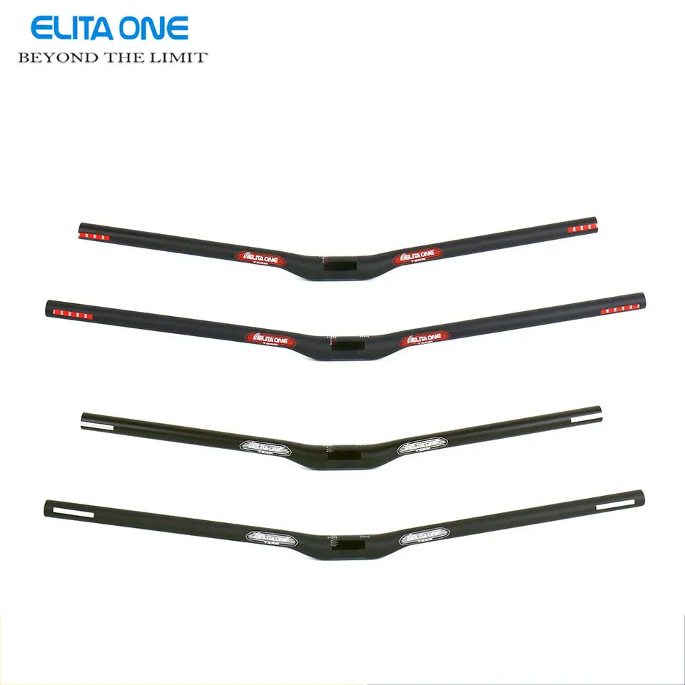 

ELITA ONE TEAM carbon fiber mountain swallow -shaped handlebar Bicycle Carbon Handlebar UD Matte Bike Parts 31.8*660-760mm