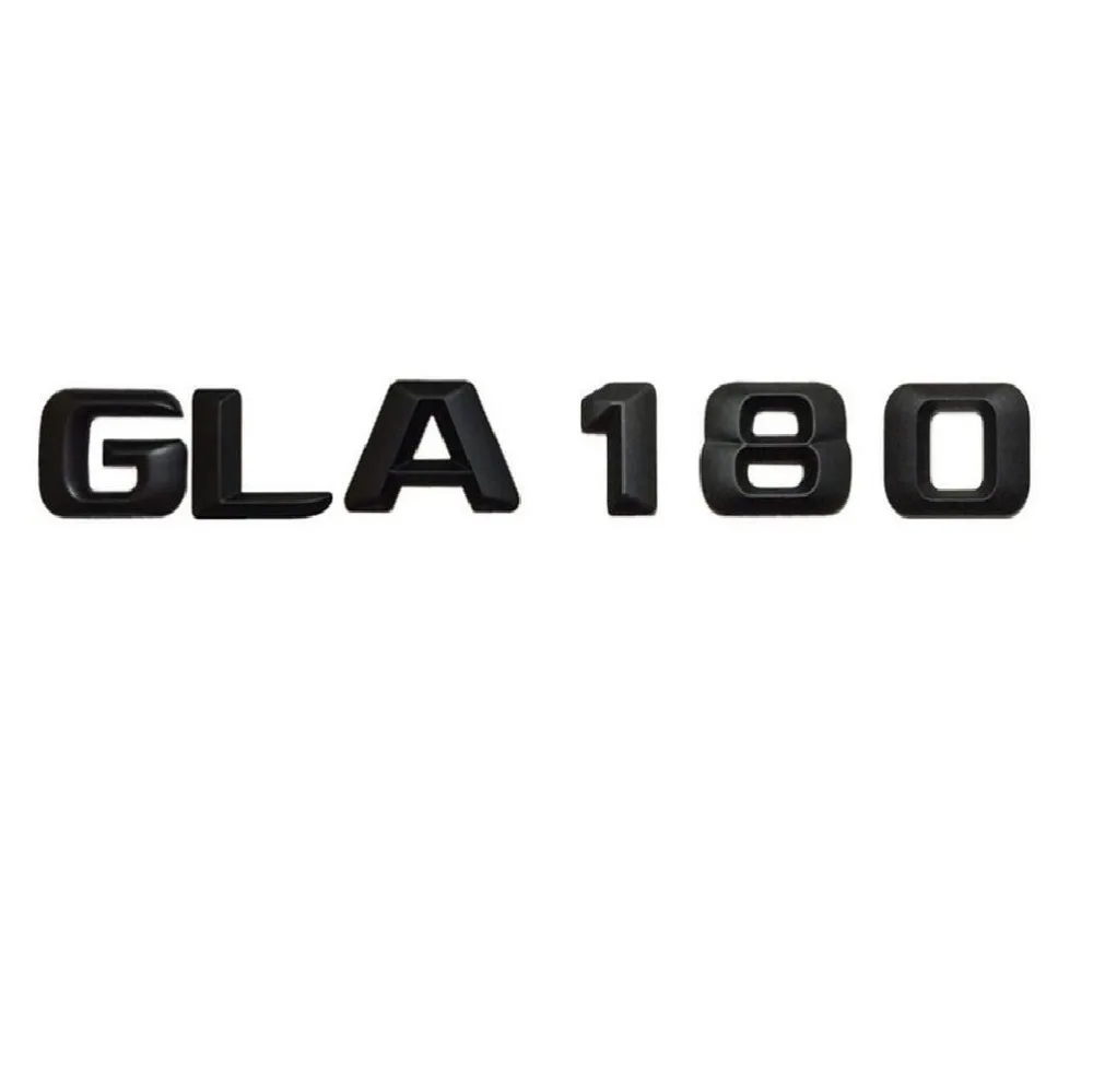 Матовый черный &quotGLA 180&quot Автомобильный багажник задние буквы слова номер знак