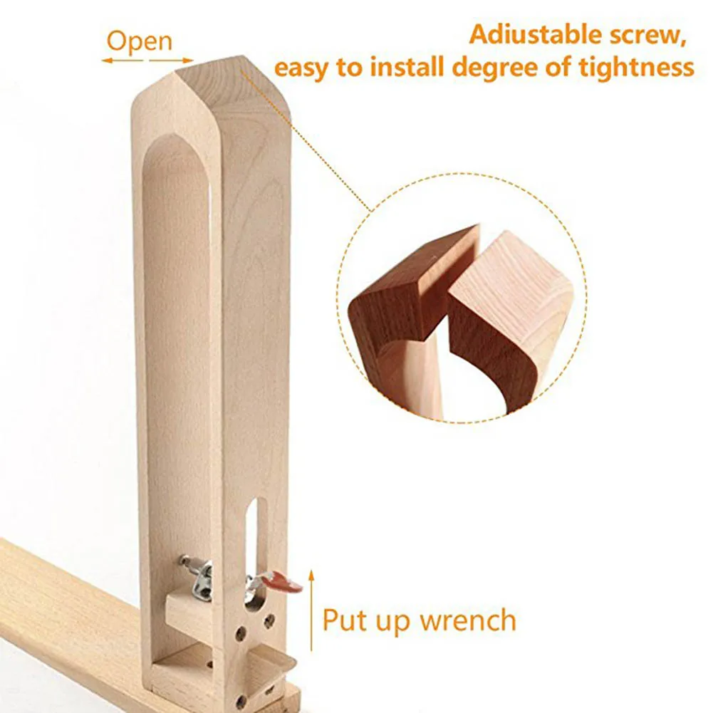360 градусов вращающийся деревянный кожаный стол шнуровки рабочего шитья для DIY шитье кожевенное ремесло инструменты LE66
