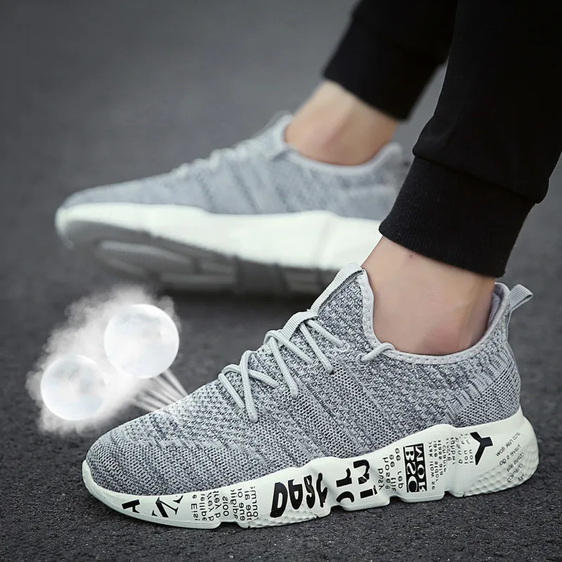 

KLYWOO Mens Shoes Casual Big Size 45 46 Breathable Fashion Sneakers Men Shoes Tenis Masculino Light Casual Shoes Men Loafers