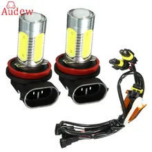 2 шт. для HID H11 H8 H9 фар Q5 удара светодиодные лампы Противотуманные фары + Canbus декодеры ошибок