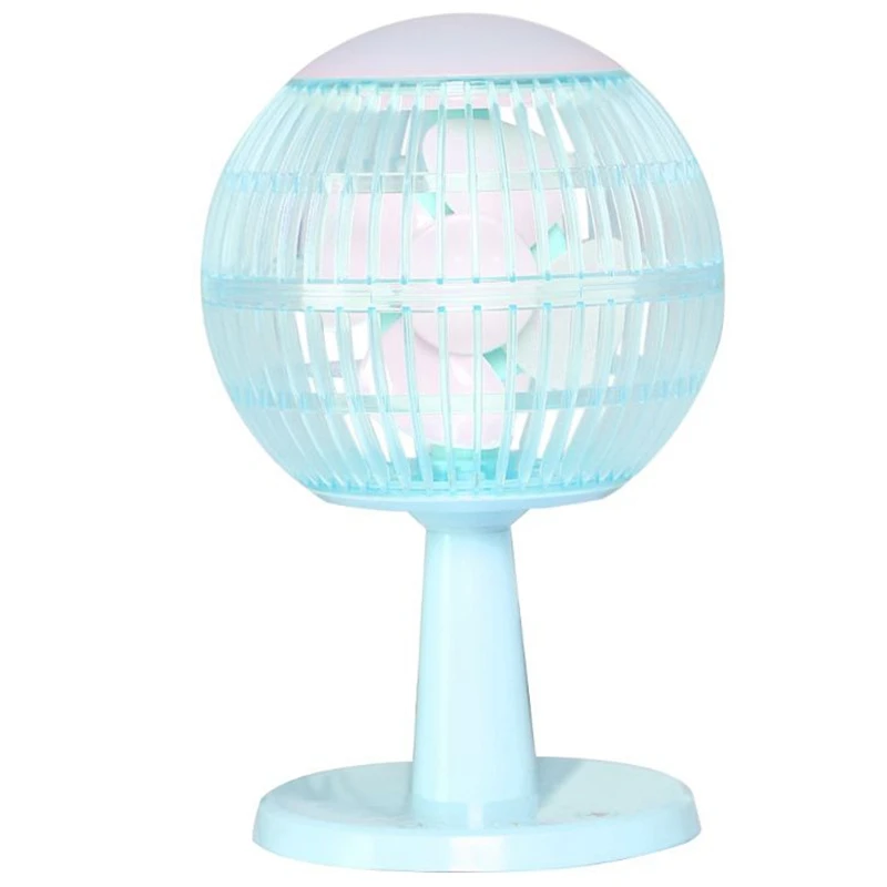 Настольный вентилятор цветные bluetooth-колонки лампа с воздушным охлаждением Usb перезаряжаемая Регулируемая скорость портативный домашний