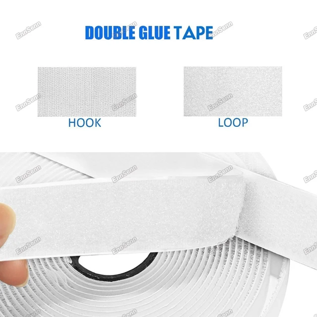 Hook and Loop Tape Self Adhesive Fastener Tape Shoes Fastener Sticker  Strips Scratch Adhesif with Glue DIY16/20/25/30/50/100mm - AliExpress