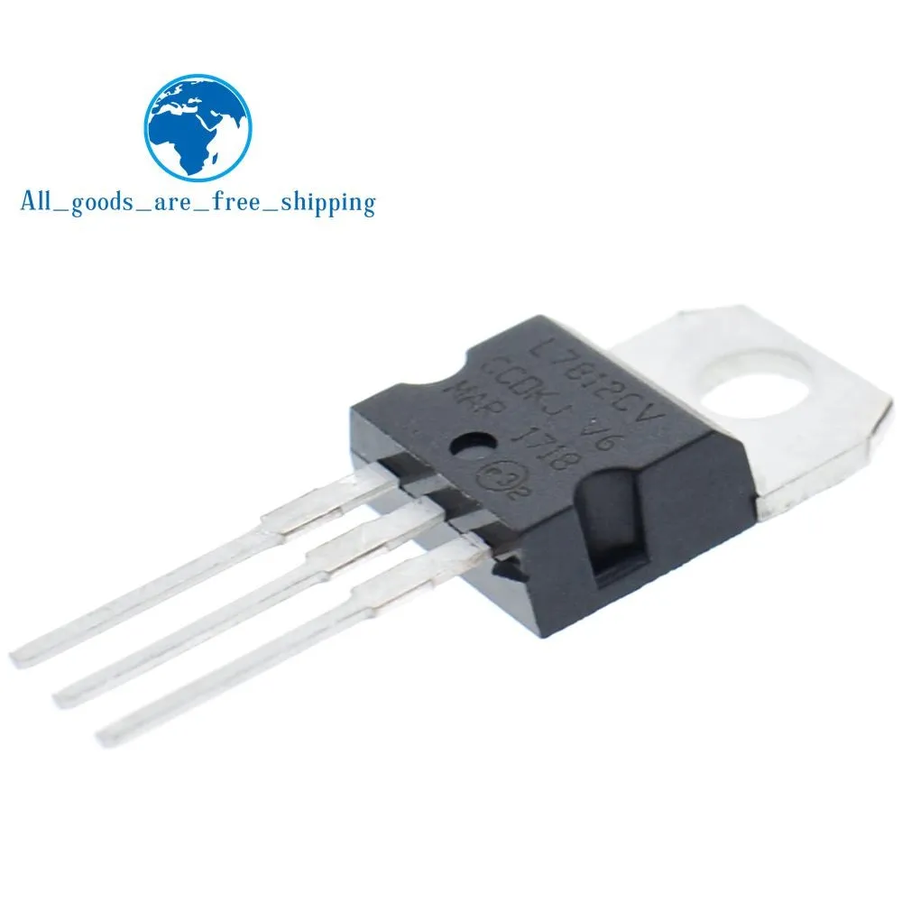 

TZT 10pcs L7812CV L7812 KA7812 MC7812 Voltage Regulator 12V 1.5A TO-220 new original