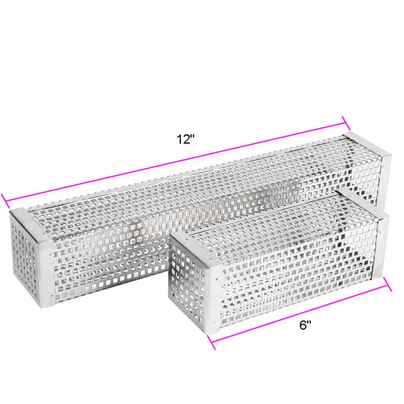 Herramientas de acero inoxidable fumador tubo BBQ humo para pellet de Herramientas de acero inoxidable fumador tubo BBQ humo para pellet de