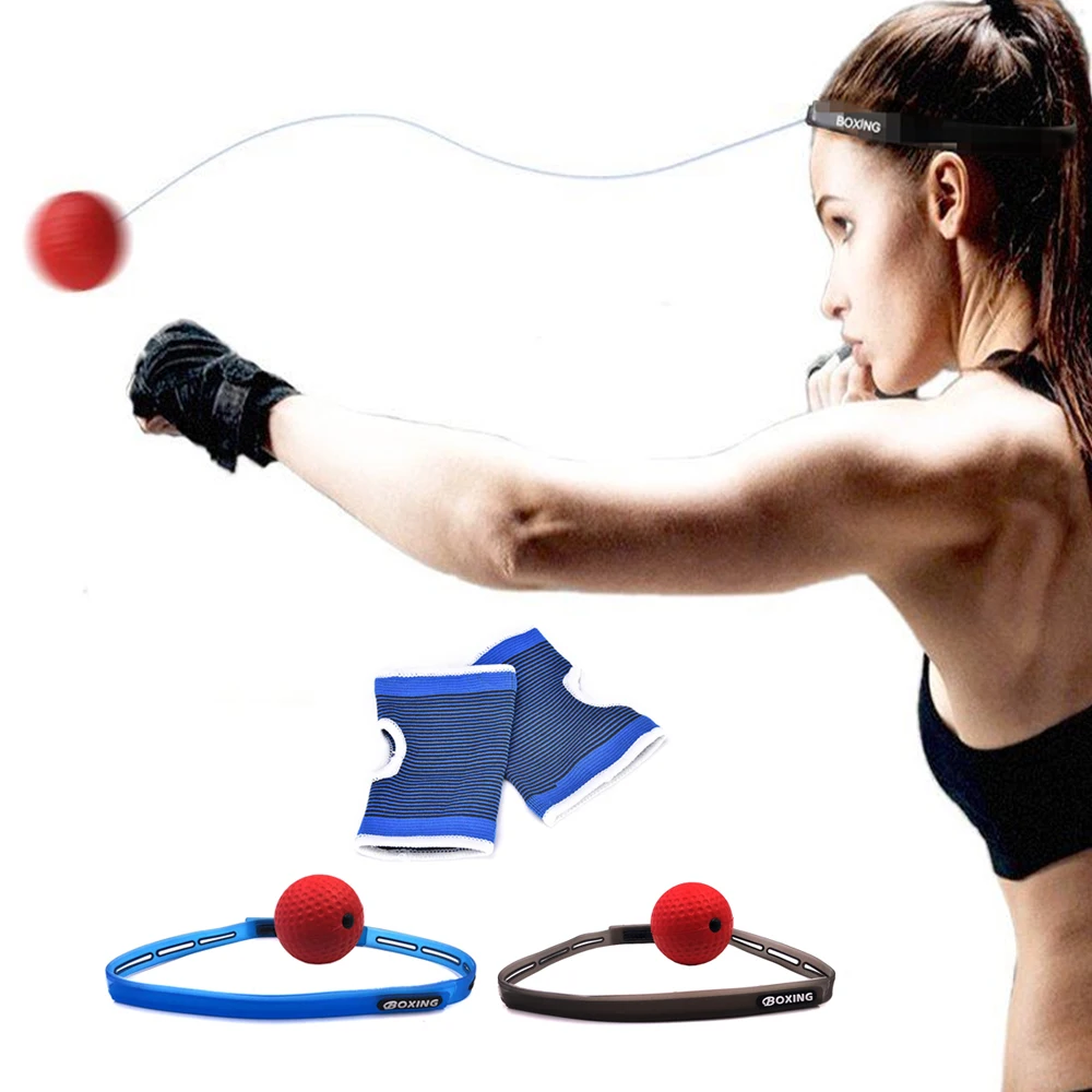 

Hot sell Fighting Boxing speed Ball Equipment Head Band Reflex trainer Training Boxing Punch Muay Thai Exercise fast shipping