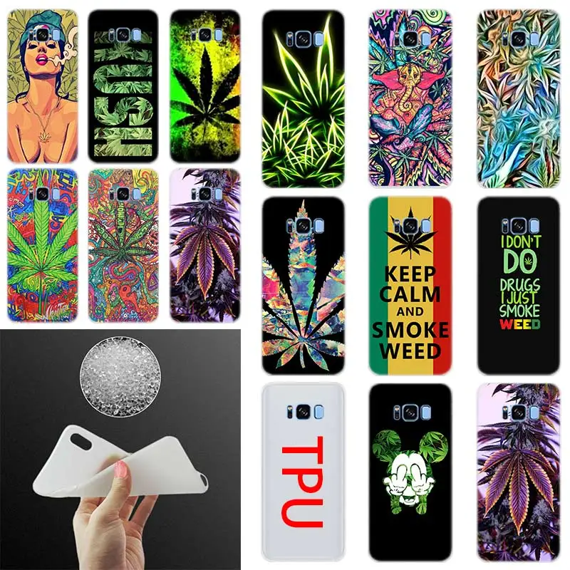

Abstractionism Art high weed Case Cover For Samsung Galaxy S10 S8 S9 Plus S7 S6Edge S5 Note 10 8 9 Pro Phone S10E S8 S7 S6