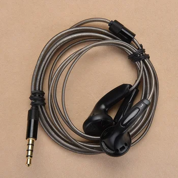

DIY MX500 Heavy Bass Flat Head Earphone Earbuds with Mic