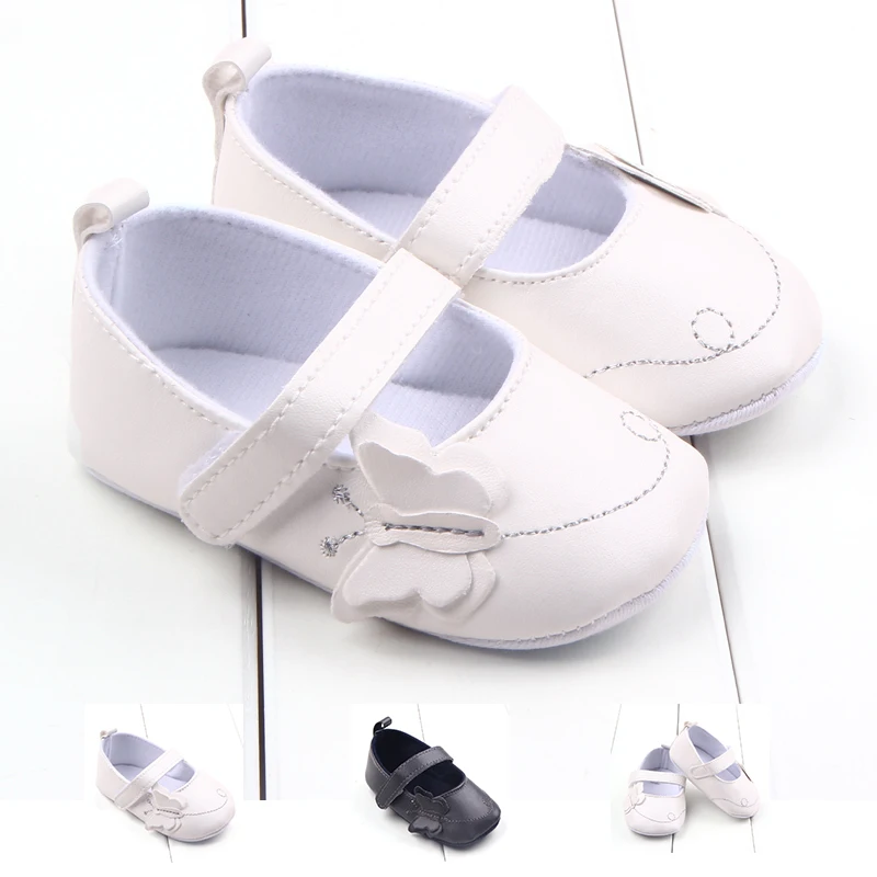 Fashion Newborn Infant Toddler Baby Girls Prewalkers Crib First Shoes Butterfly Pattern Faux Leather DBD0578 |