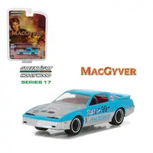 GL 1: 64 MacGyver 1987 Pontiac Firebird однотонный рюкзак бутик сплав автомобиль игрушки для детей модель детской игрушки оригинальная коробка