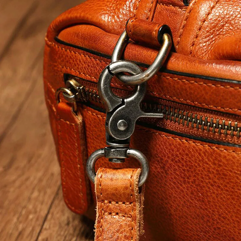 AETOO New autumn wild casual leather handbag large capacity literary retro diagonal cross leather motorcycle bag